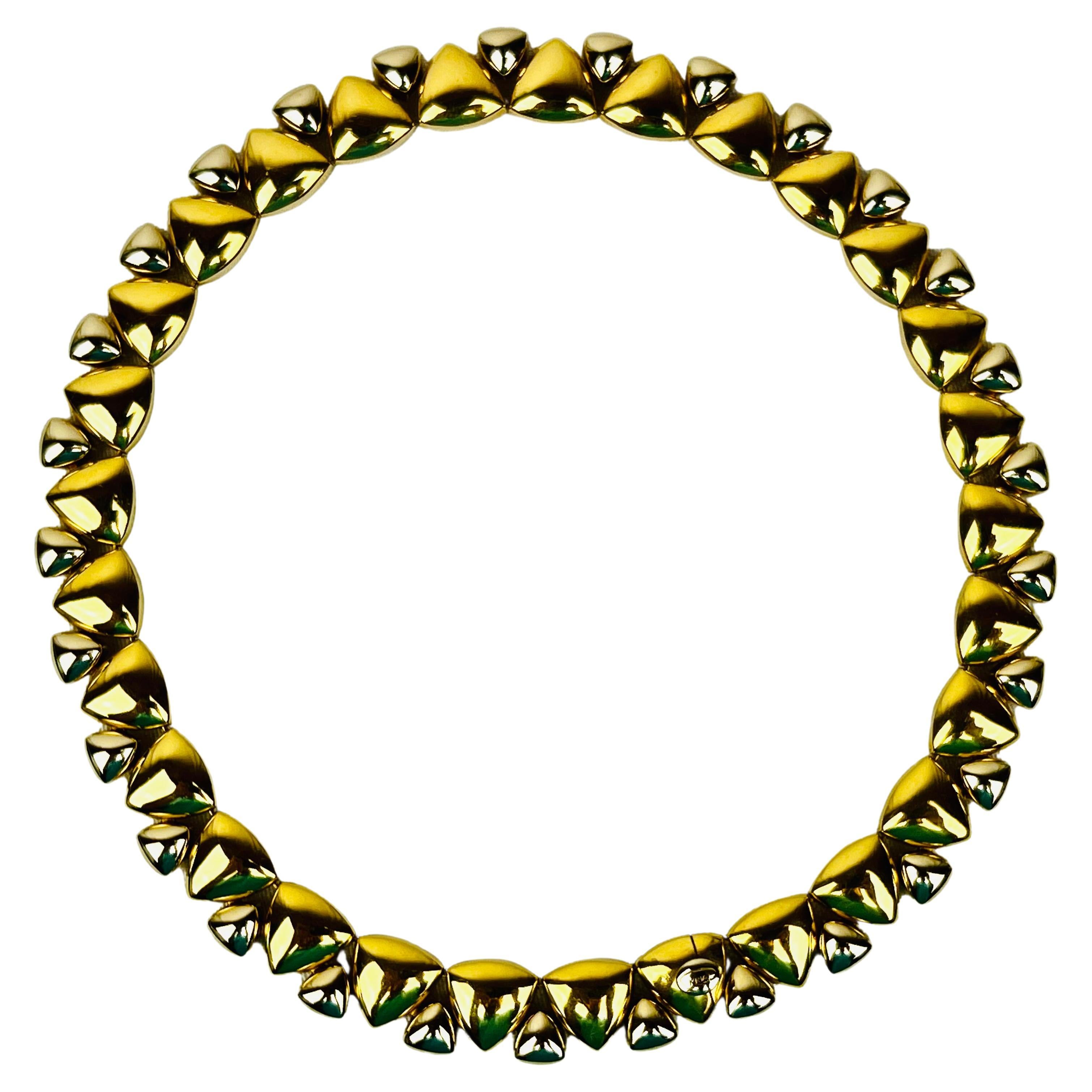 18 Karat Gold zweifarbige Halskette von Kria  im Angebot