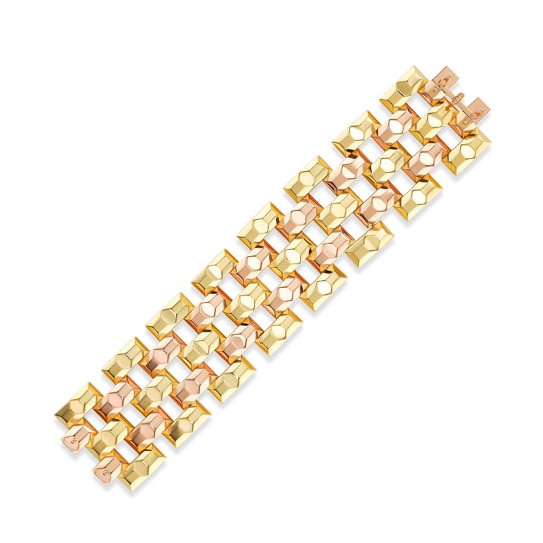 18k Gold Two-Tone Helio Chain Bracelet main image 1