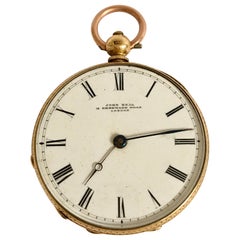 18K Gold Victorian Period Ladies Fob / Pocket Watch Signed by John Neal, London