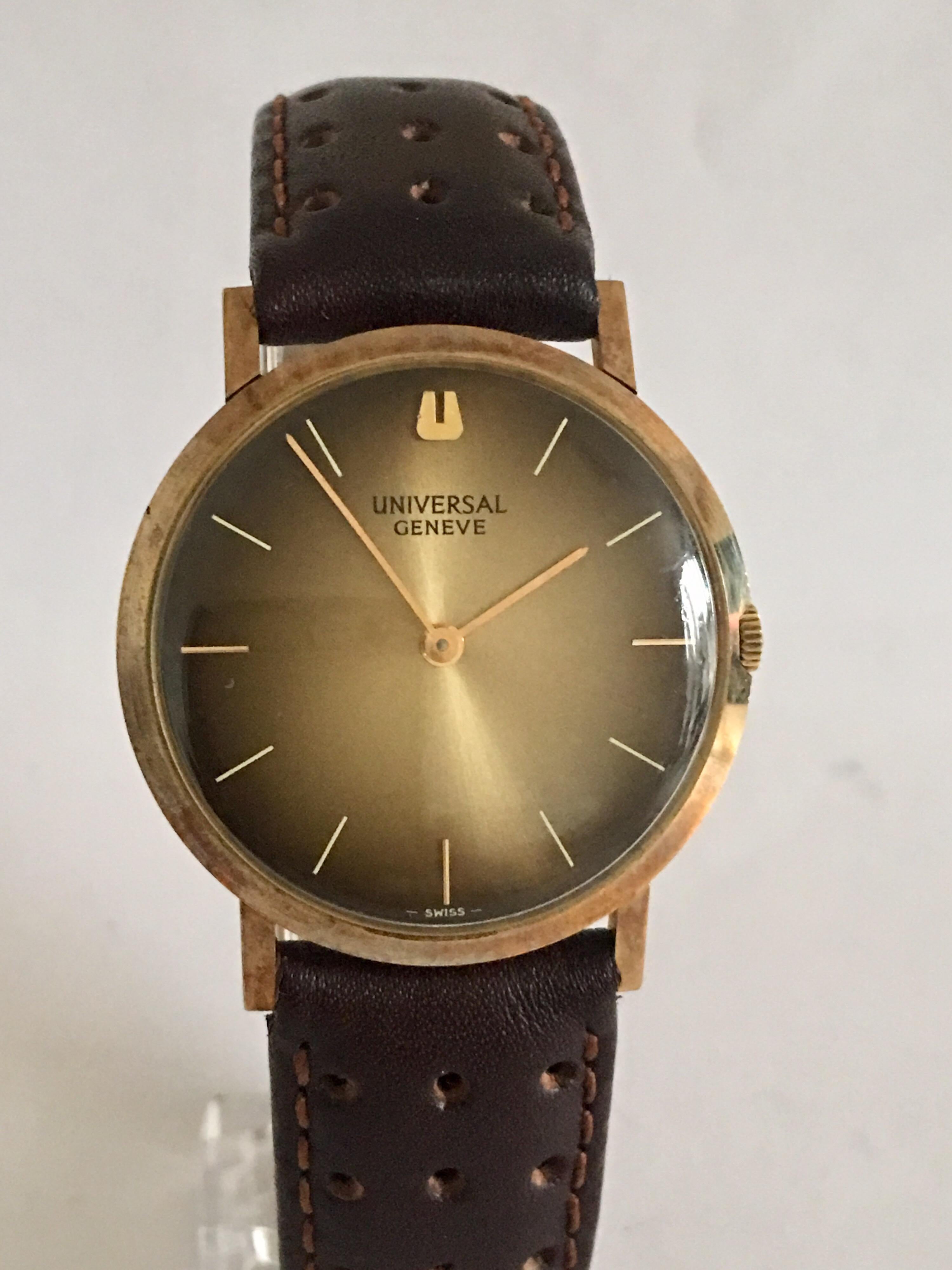 vintage universal geneve watch