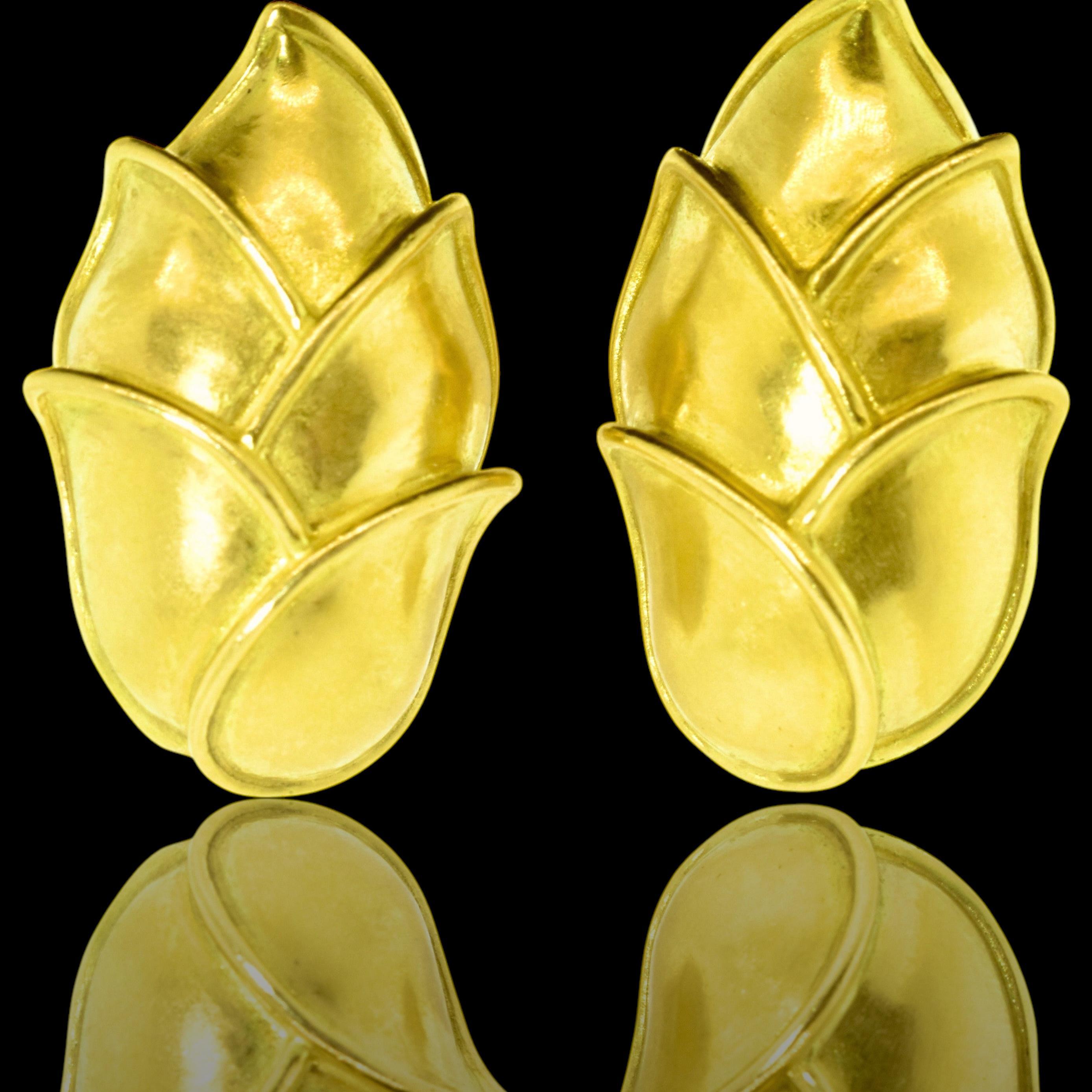 Vintage-Ohrringe aus 18 Karat Gold von Angela Cummings, ca. 1989. im Angebot 2