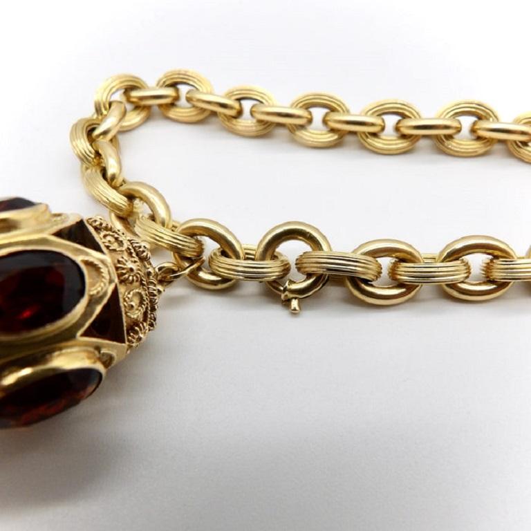 18K Gold Vintage Italian Bracelet with Lantern Charm, circa 1970’s-1980’s 4