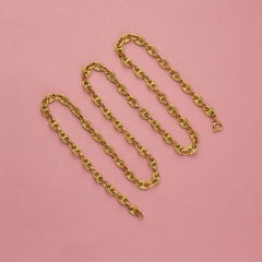 18K Gold Vintage Mariner Chain