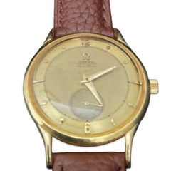 18K Gold Vintage Omega Automatic Chronometre 36mm Wristwatch