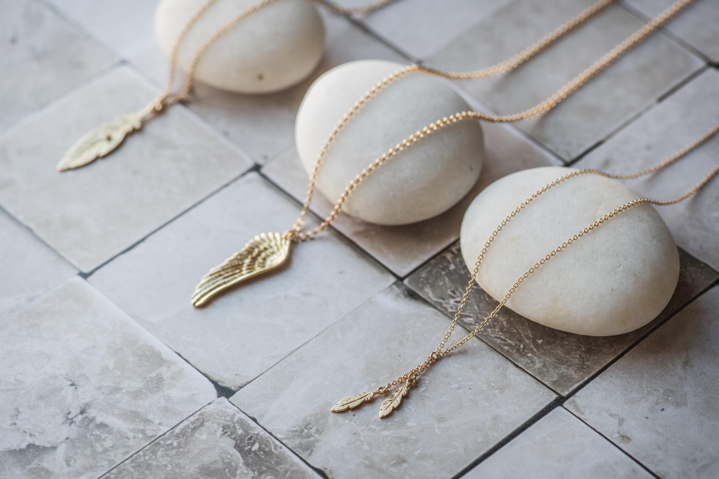 da uomo o donna Collana Wing in oro 18K in vendita