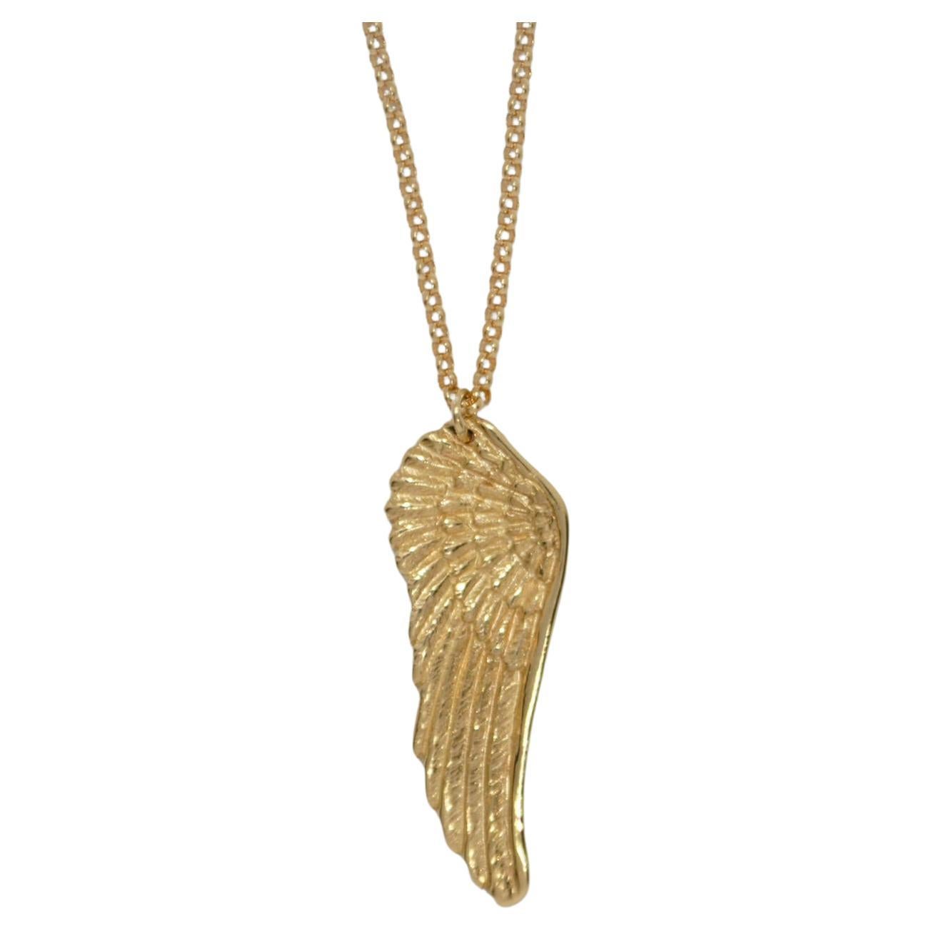 18K Gold Wing Necklace