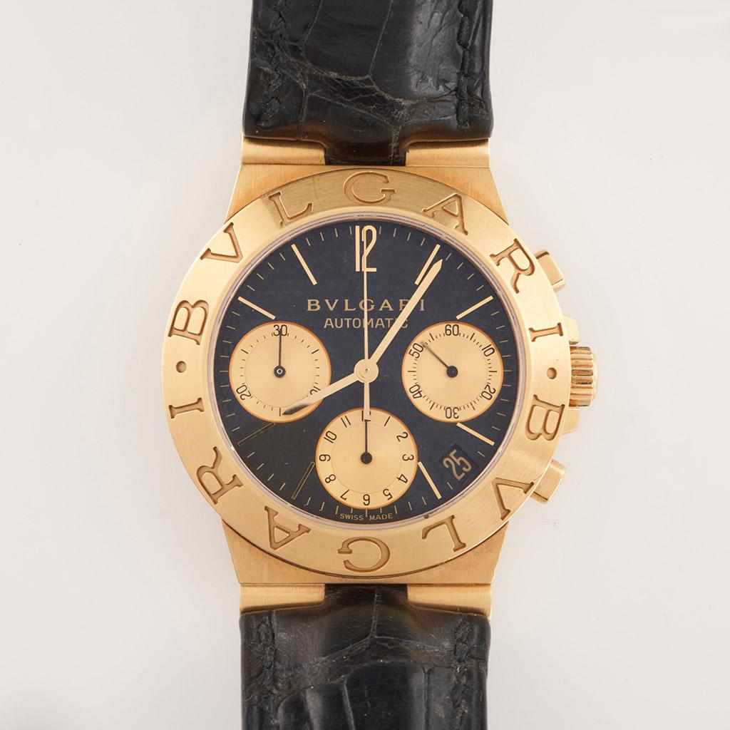 18k Gold Wristwatch by Bvlgari 3