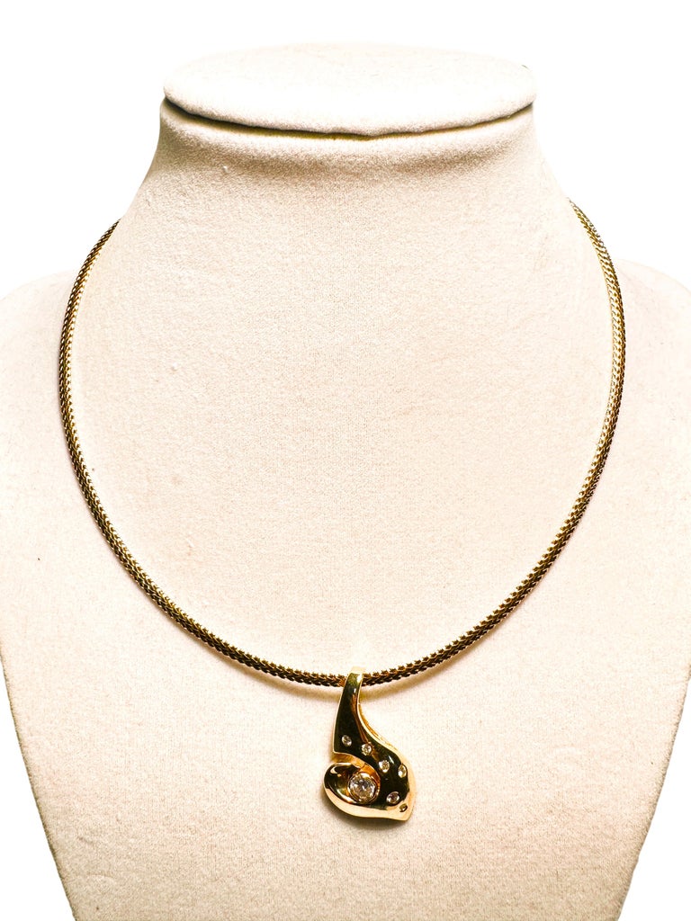 アクセサリー 18k Wg cameo pendant with omega chain 18k Wg cameo pendant with omega chain 【公式通販】