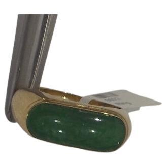 18k Jade Ring - image 1