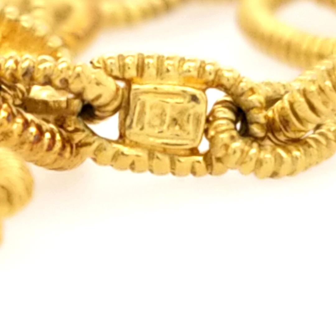 18 Karat Judith Ripka Diamond Moonstone Pendant or Enhancer Necklace Yellow Gold 2