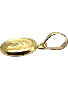 18K Karat Gelbgold Tiny Blessed Mother Charm Anhänger #24232