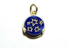 18K Lapis Star Pendant