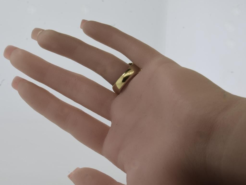 Anello d'oro 18 carati con motivo a trama complessa Vintage By in vendita 3