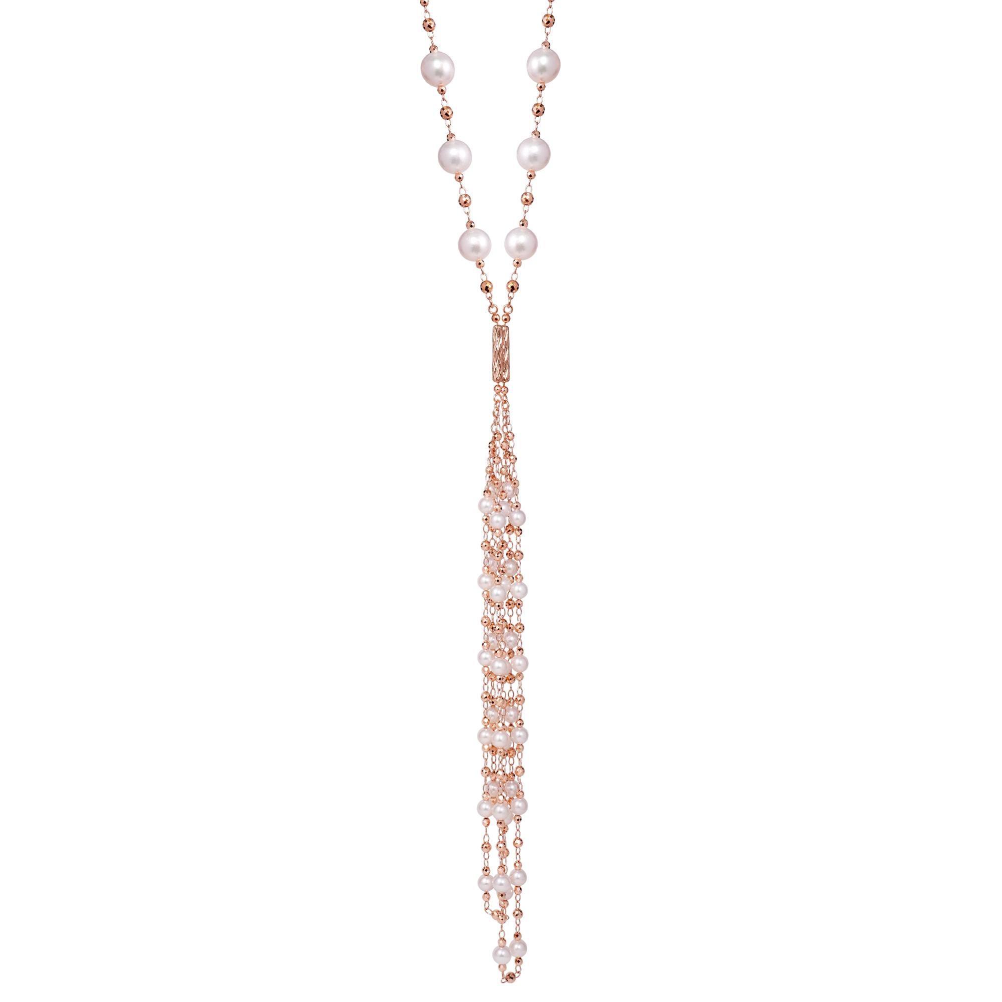 Art nouveau Collier polyvalent en or rose 18K 