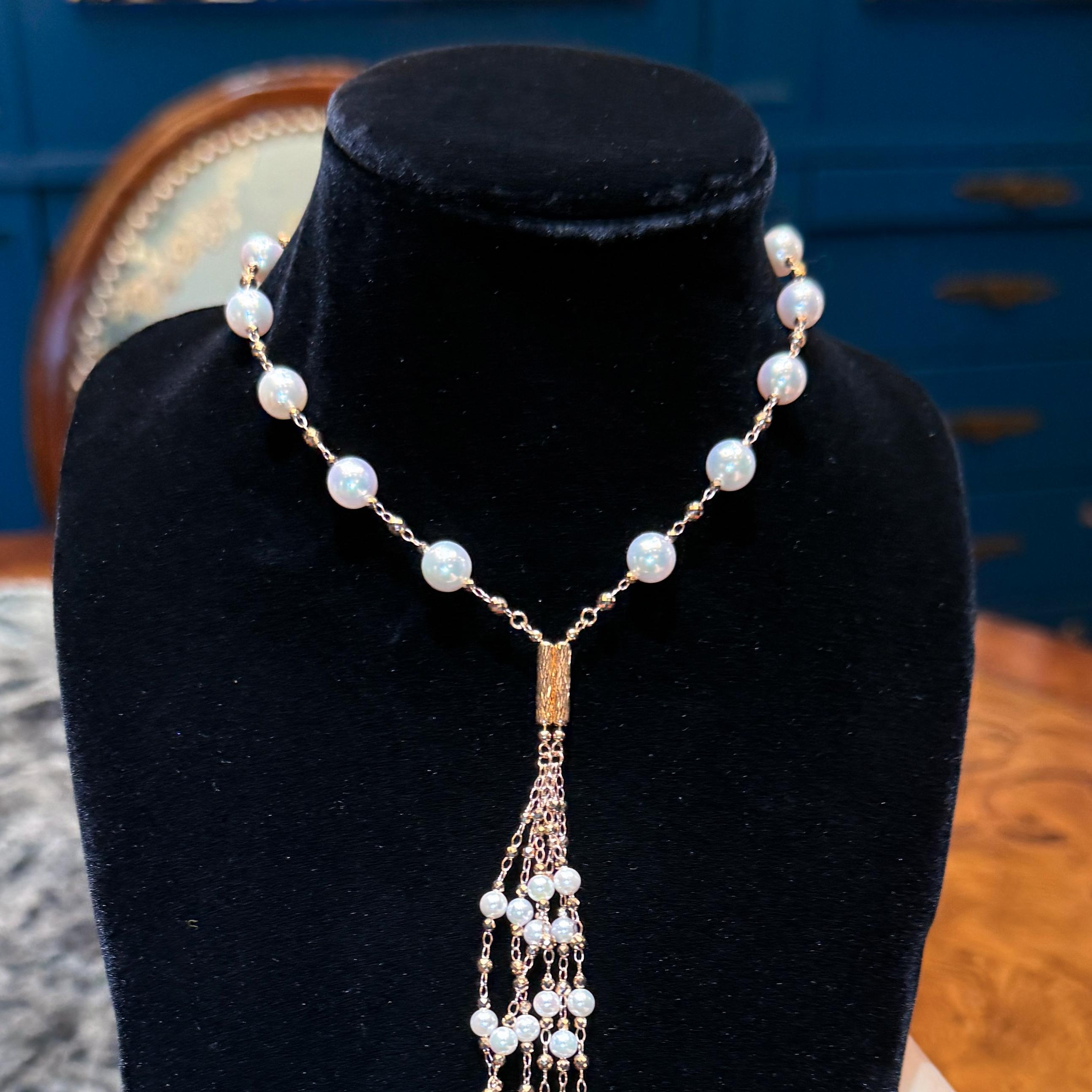 Collier polyvalent en or rose 18K 
