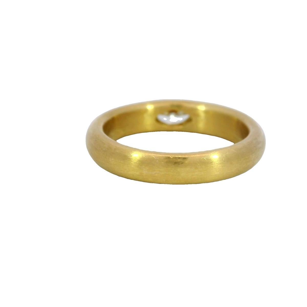 Anello Marquise Diamond Band Stacker in oro giallo 18K ~.33ctw In condizioni buone in vendita a Fairfield, CT