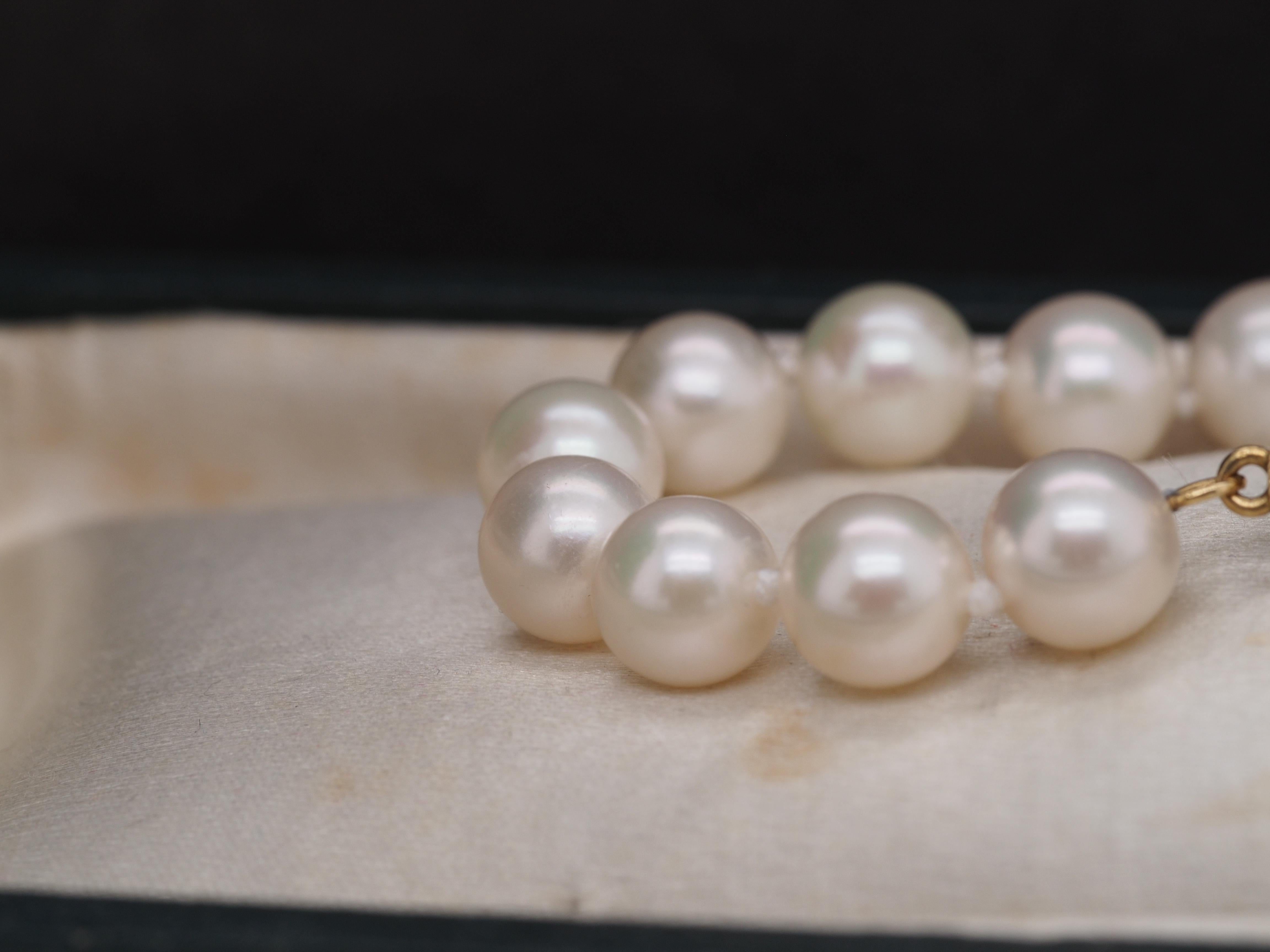 ribbon pearl bracelet