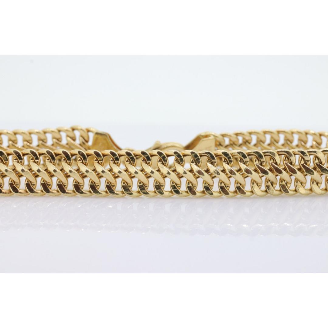 18k MILOR Infinity Wide Double LINK Chain Bracelet. 18k Infinity S Specialty 2