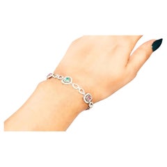 18K Mix Shape Diamond Bracelet