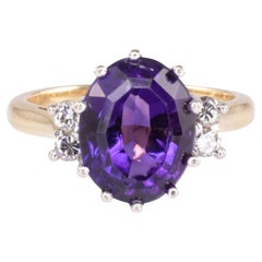 18K Mixed Cut Amethyst Ring