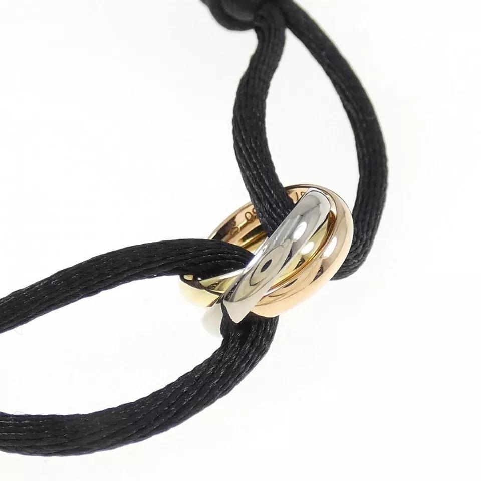 18k Multicolor Gold Cartier Trinity Cord Bracelet 1
