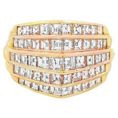 Bague en diamant 18K Oscar Heyman