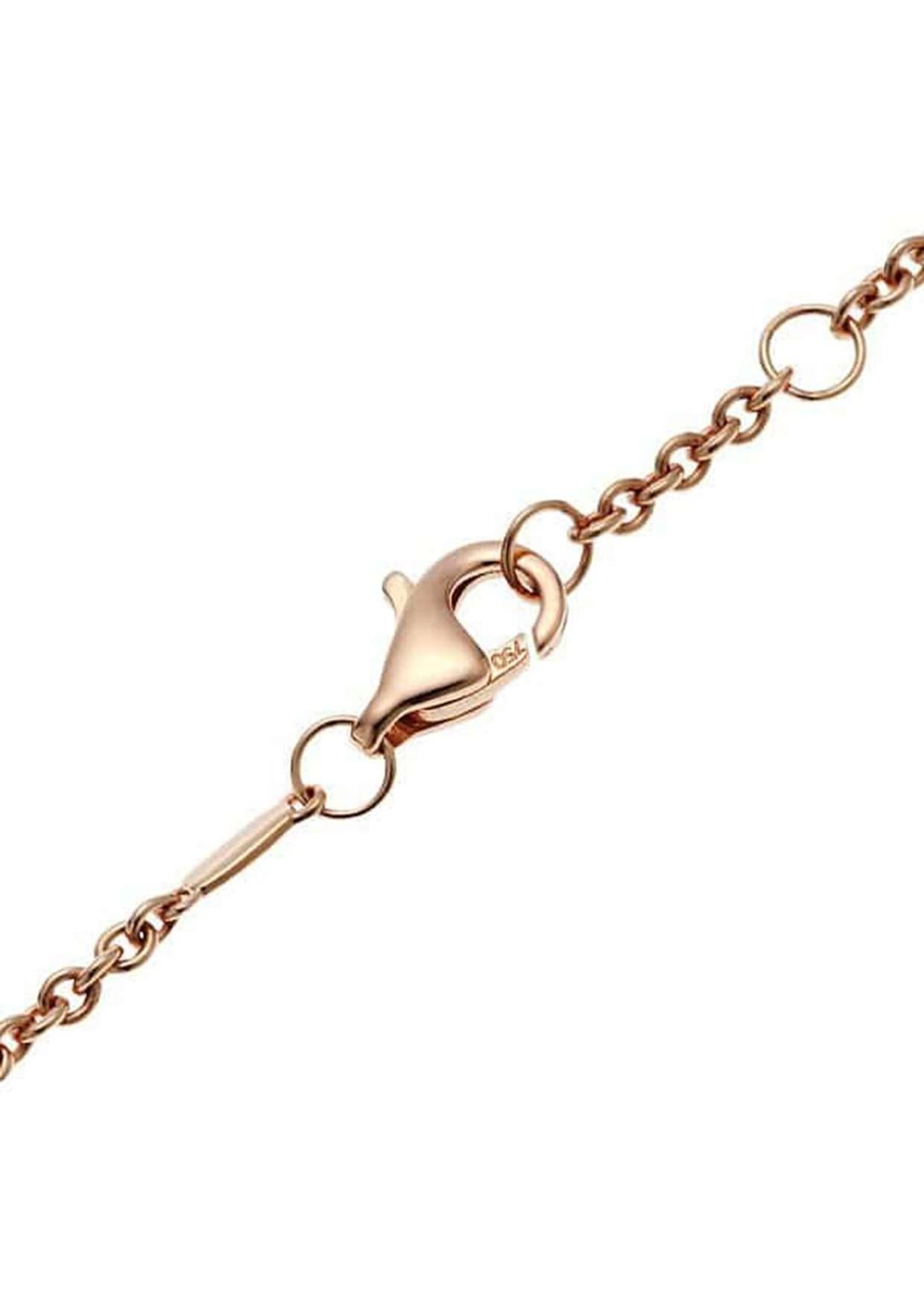 Artist 18K Pink Gold Diamond Station Bracelet, Total 0.29ct For Sale