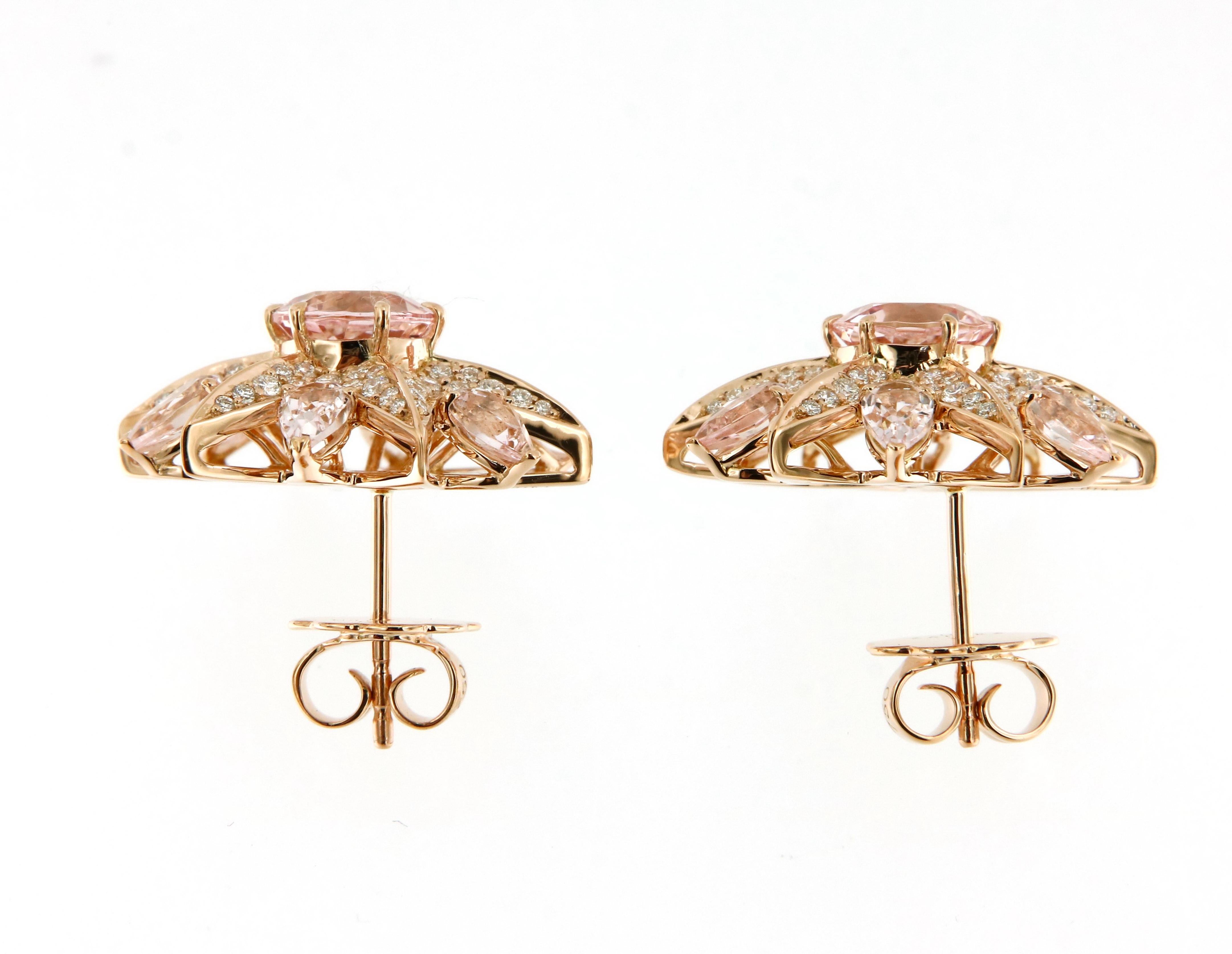 rhinestone cluster earrings