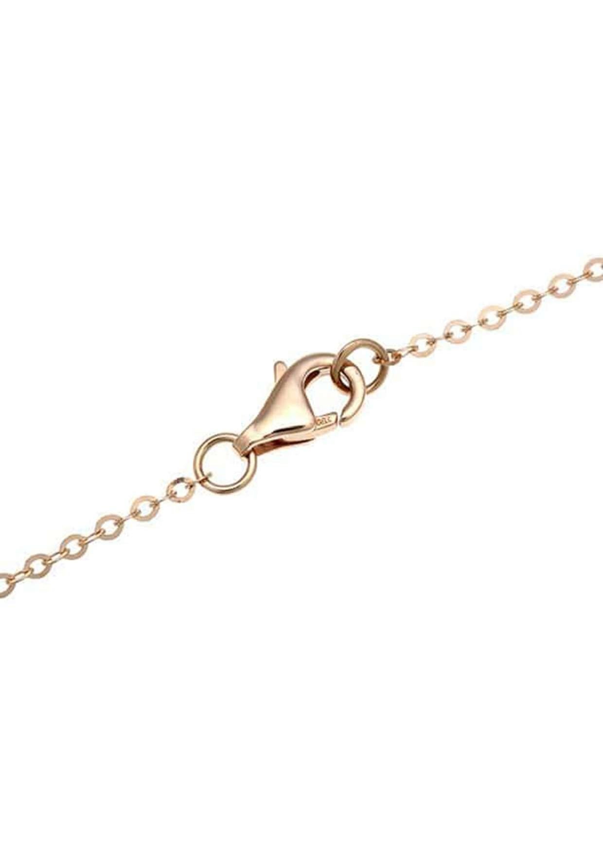 Donna Collana con diamante madreperla in oro rosa 18K, 0,34ct in vendita