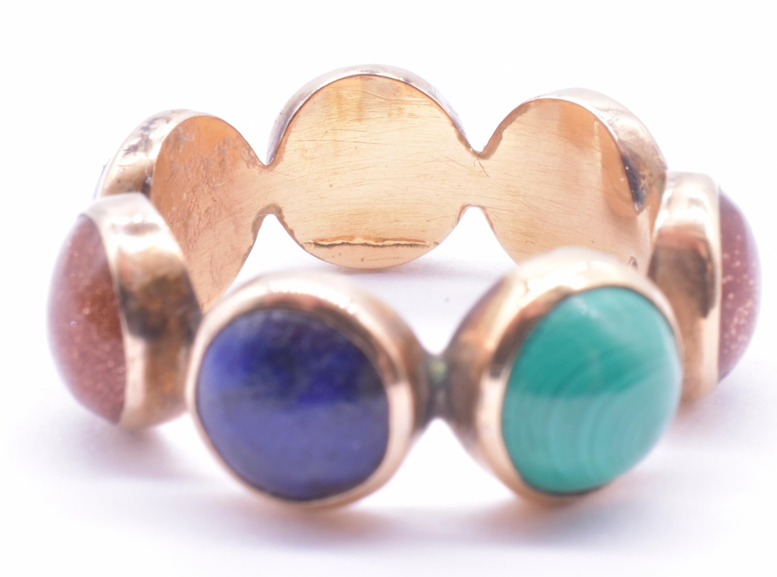 18k Seltener georgianischer Planeten-Eternity-Ring, um 1830 6