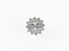 18k Ring White Gold Ring Diamond Ring Fancy Gold Diamond Ring
