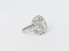 18K Ring White Gold Ring Diamond Ring Gold Fancy Ring