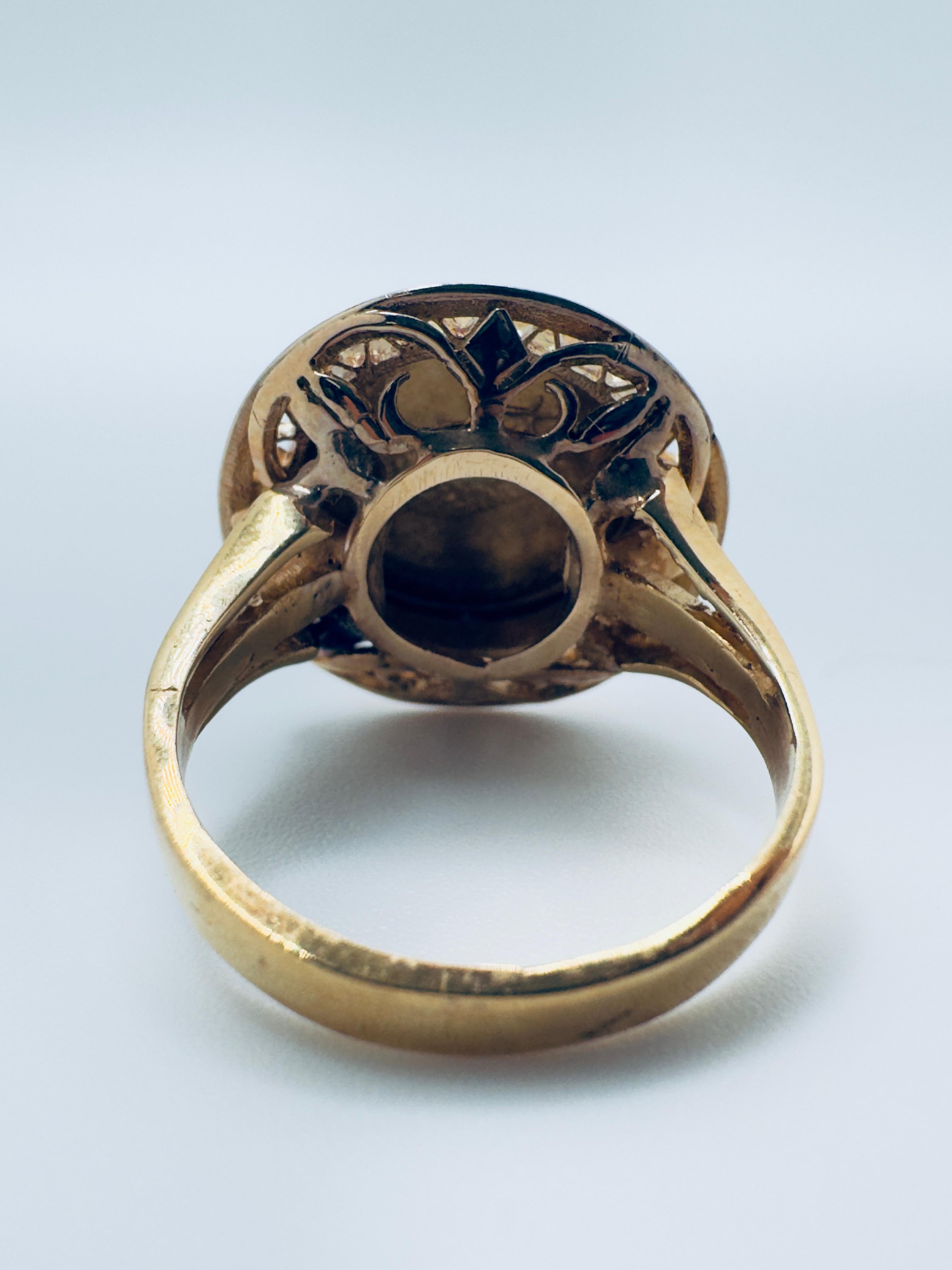 Women's 18K Roman Coin Ring Replica For Sale