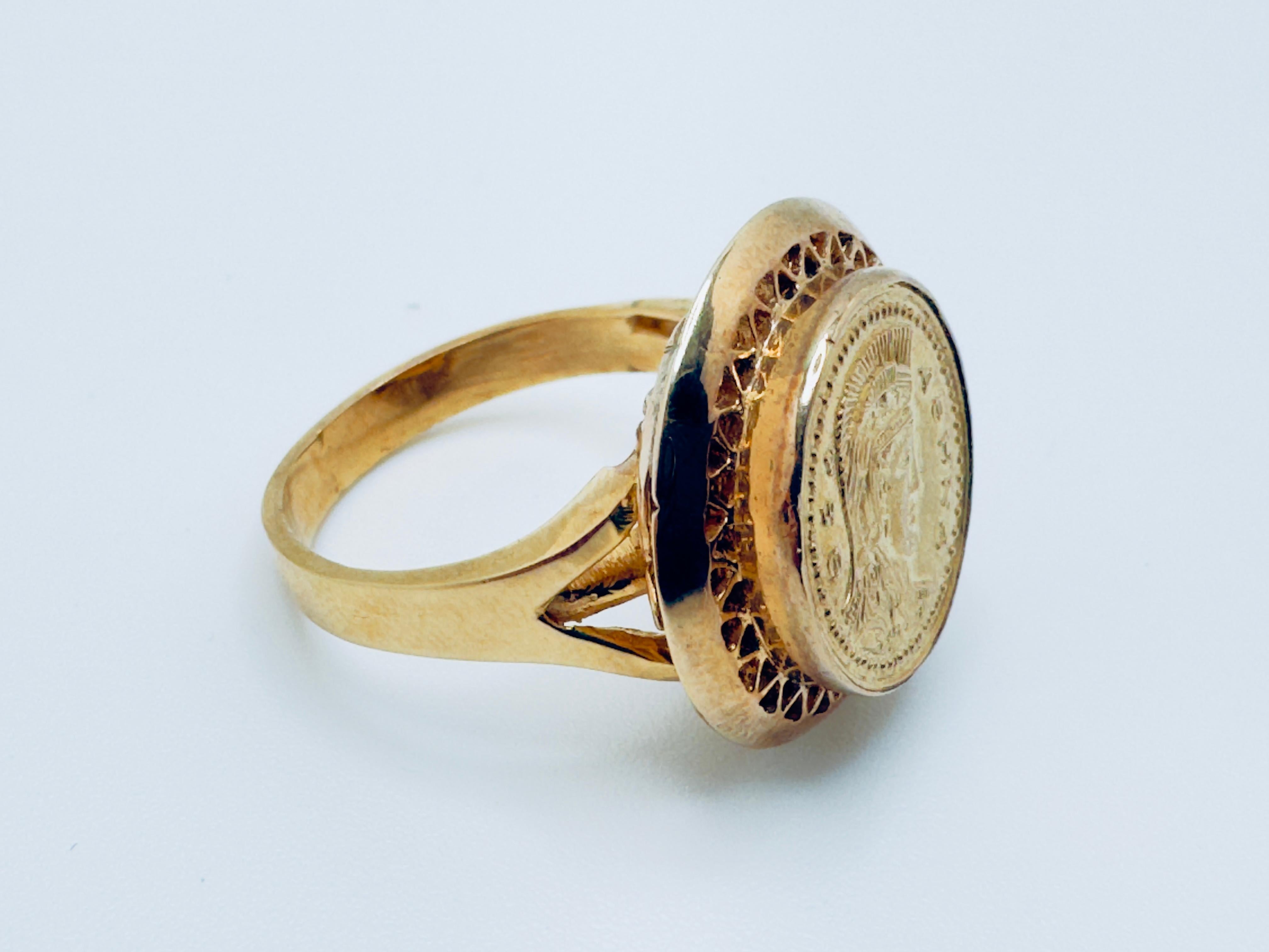 18K Roman Coin Ring Replica For Sale 2