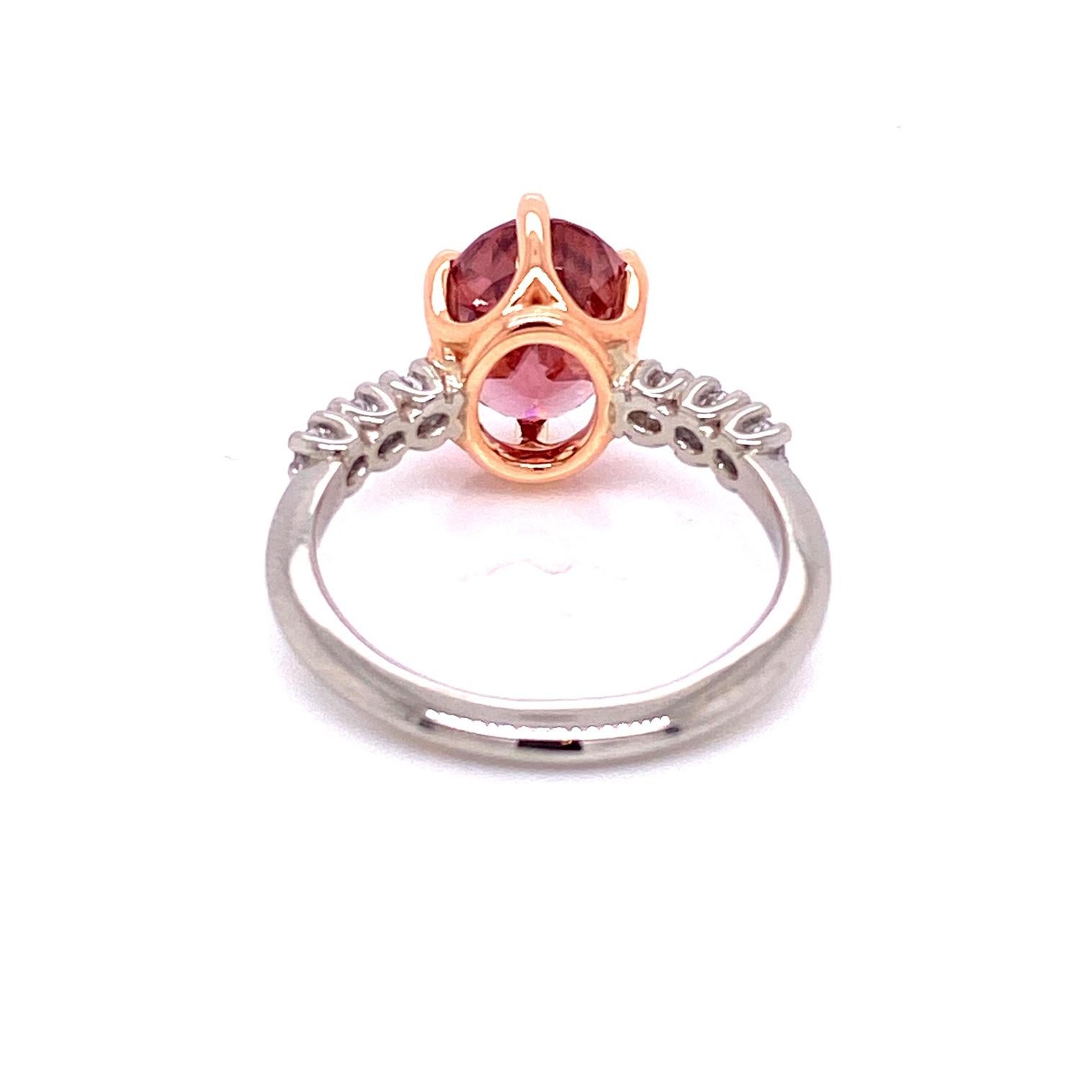 rose zircon rings