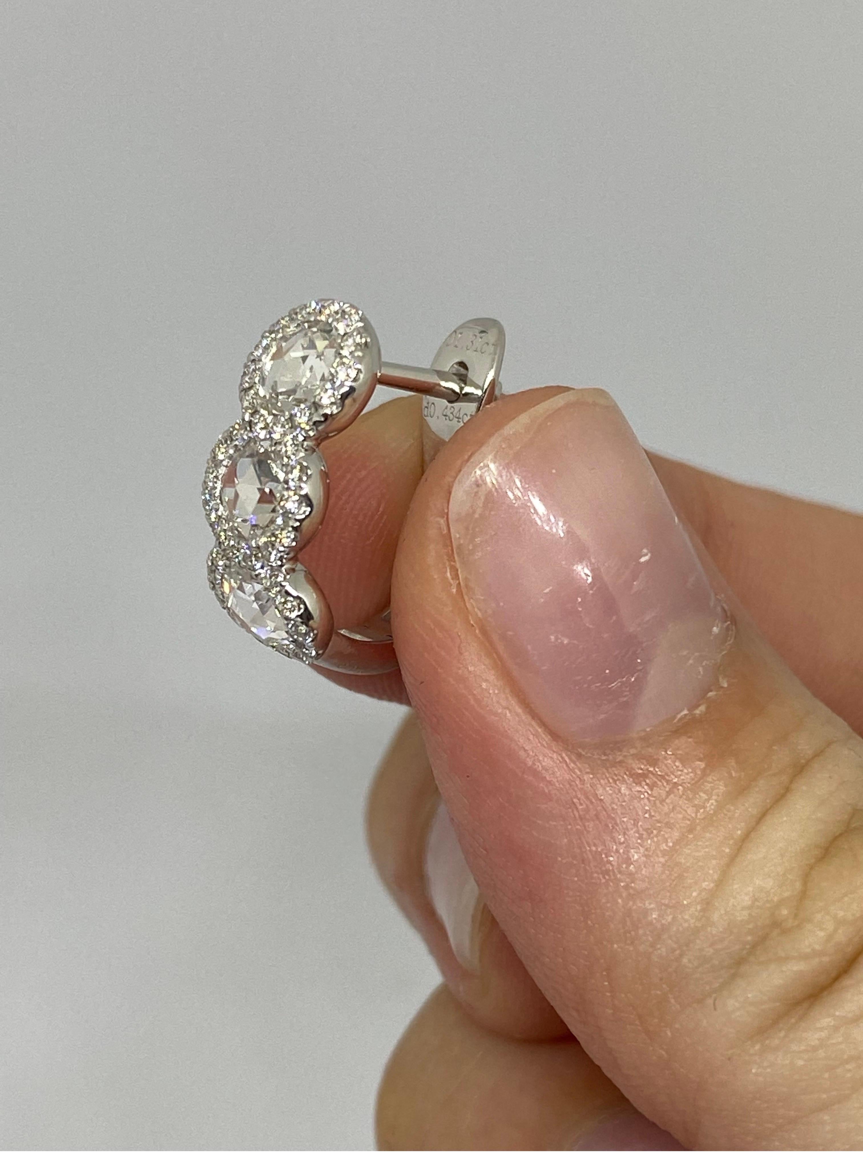 Verwendeter Rosenschnitt: 6/1,08 Karat
Verwendeter Diamant: 0.41 Karat