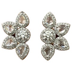 Bague en diamants taille rose 18 carats
