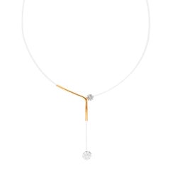Alessa Axis Necklace 18 Karat Yellow Gold Clique Collection