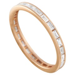 18K Rose Gold 0.46ct Diamond Eternity Ring MF19-012026