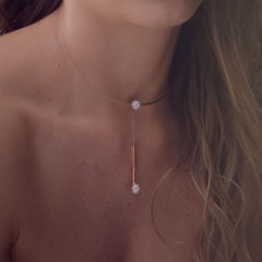 Alessa Pendulum Necklace 18 Karat Yellow Gold Clique Collection