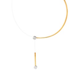 Alessa Pendulum Necklace 18 Karat Yellow Gold Clique Collection