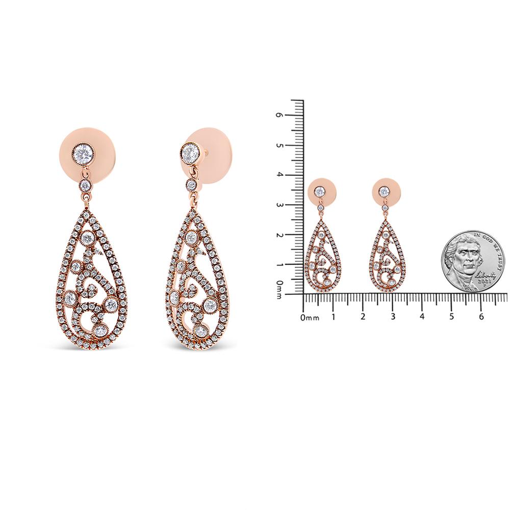 1/4 carat diamond earrings on ear