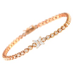 18K Rose Gold 1.0ct Diamond Bracelet 18K Rose Gold 1.0ct Diamond Bracelet