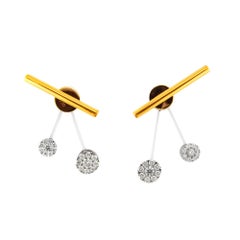 Alessa Swing Earrings 18 Karat Yellow Gold Clique Collection