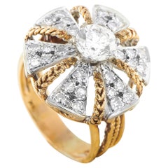 18K Rose Gold 1.31ct Diamond Ring MF14-020926