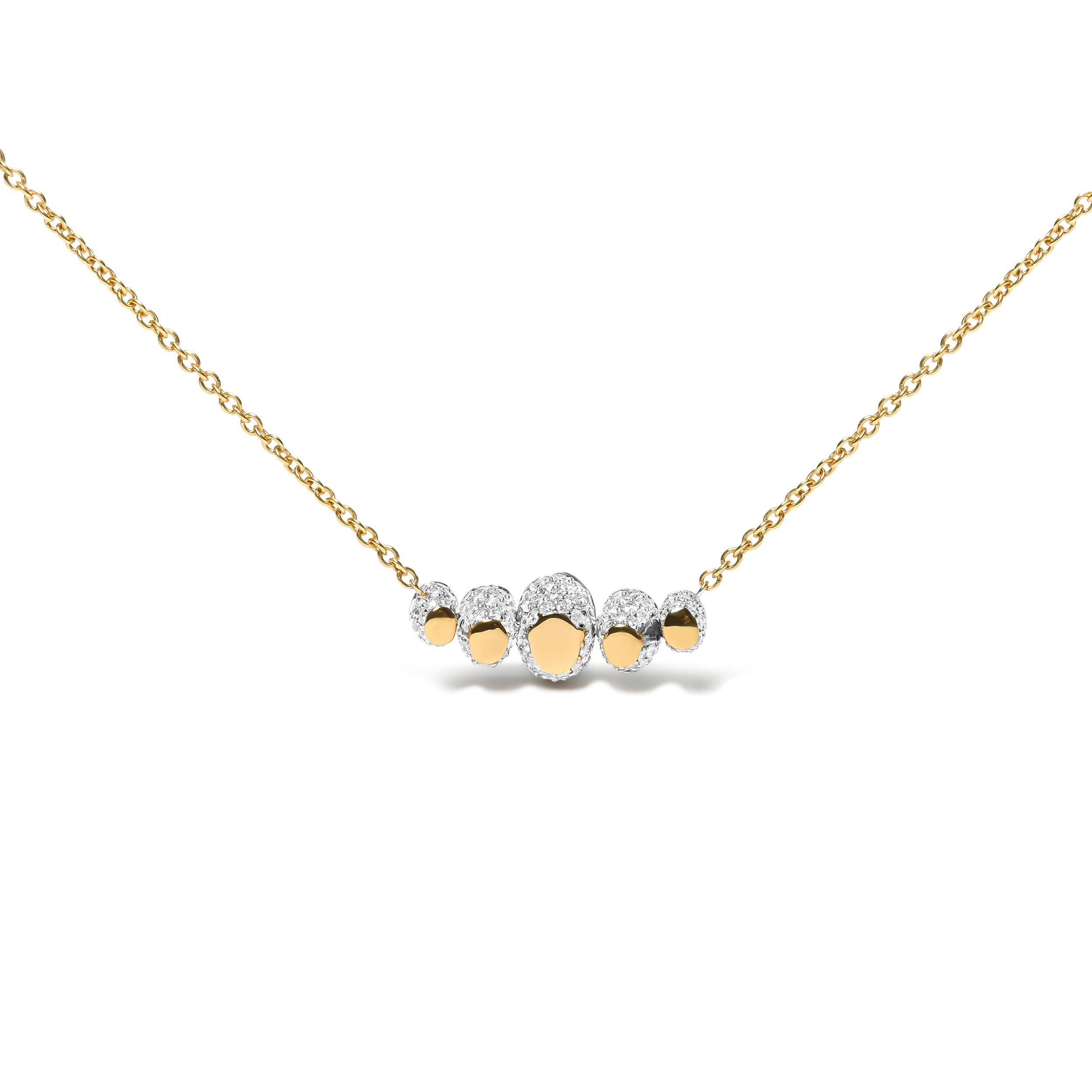 Contemporary 18K Rose Gold 3/4 Carat Diamonds & Green Tsavorite Gemstone Bar Choker Necklace For Sale