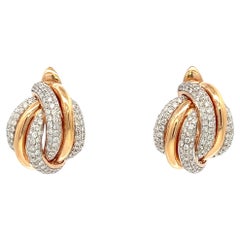18K Rose Gold
4.25CTW Diamonds Clip-On Twisted Earrings 18K Rose Gold
4.25CTW Diamonds Clip-On Twisted Earrings