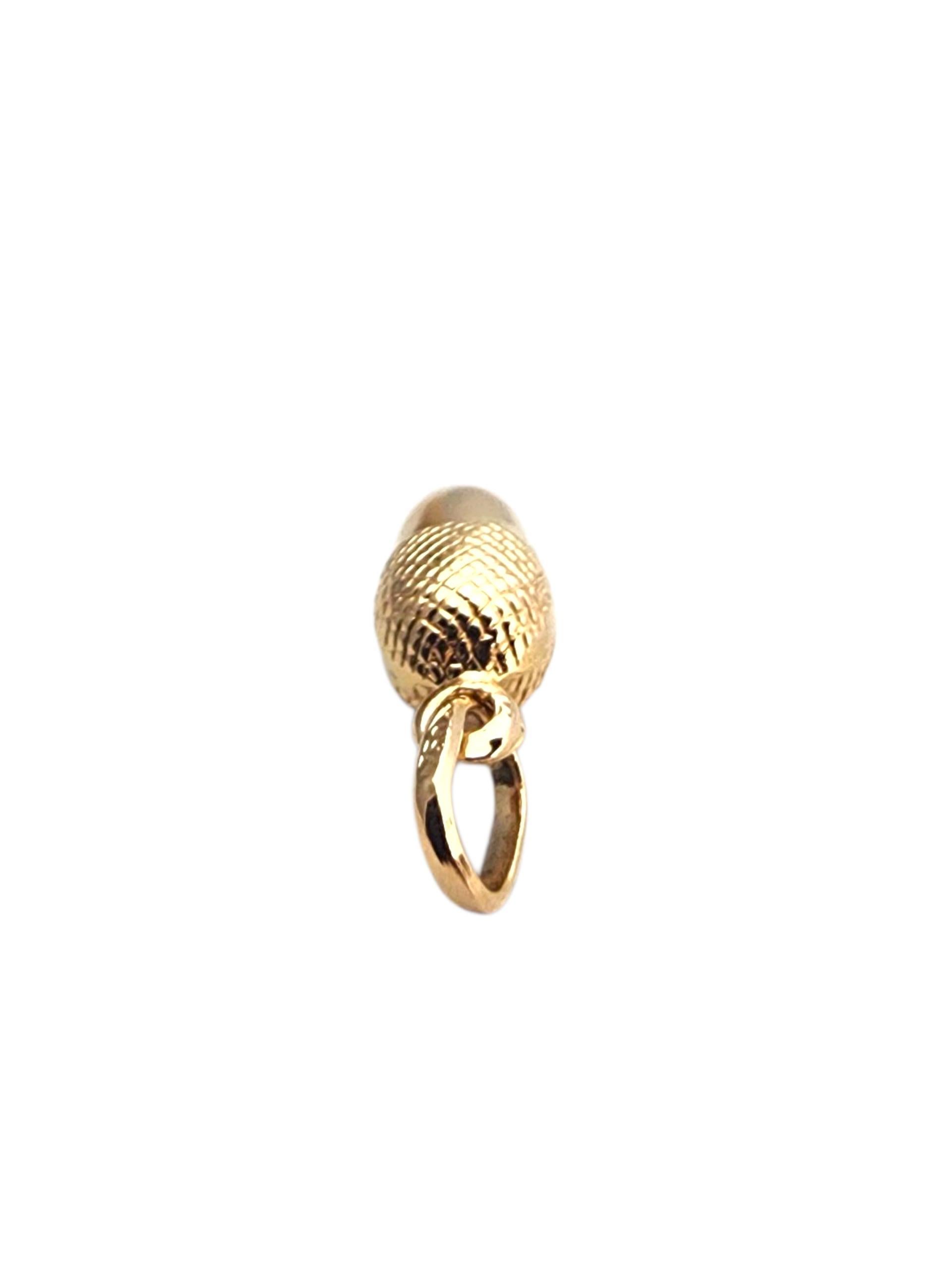 18K Rose Gold Acorn Charm #22828 For Sale 2