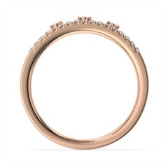 18K Rose Gold Ales Diamond Ring '1/6 Ct. Tw'