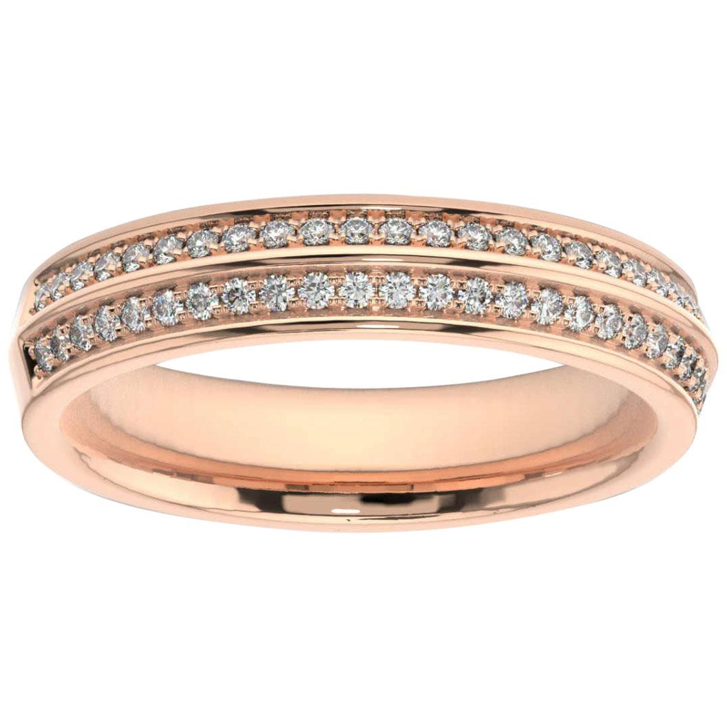 18K Rose Gold Anna Diamond Ring '1/4 Ct. tw' For Sale